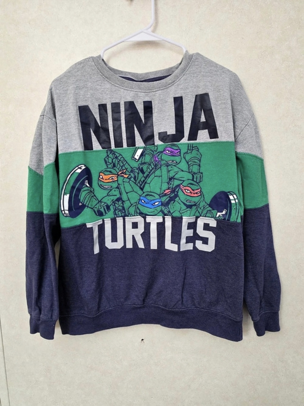 Nickelodeon Teenage Mutant Ninja Turtles Graphic Sweatshirt Boys Large